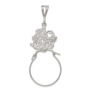 Million Charms 925 Sterling  Silver #1 Mom Charm Holder
